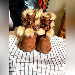 These are Practically brand new Michael Kors boots for toddlers